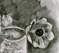 “Fleurs,” Othon Friesz, Aquarelle, 47 x 38 cm, ERR ID: MGM 94